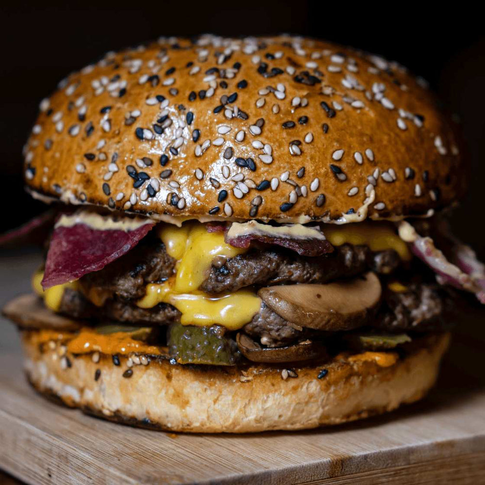 Mini Beef Burgers with Creamy Slaw