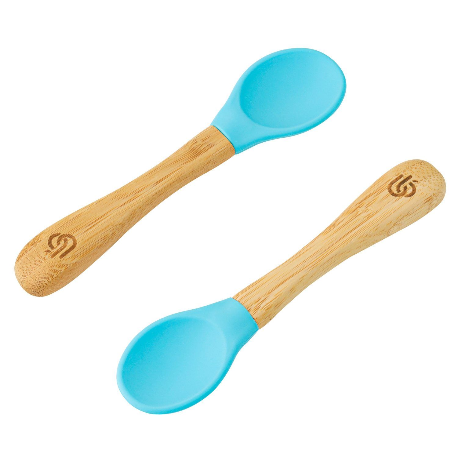 Self Feeding Bamboo Baby Spoons (Red,Blue & Green) – BabyK