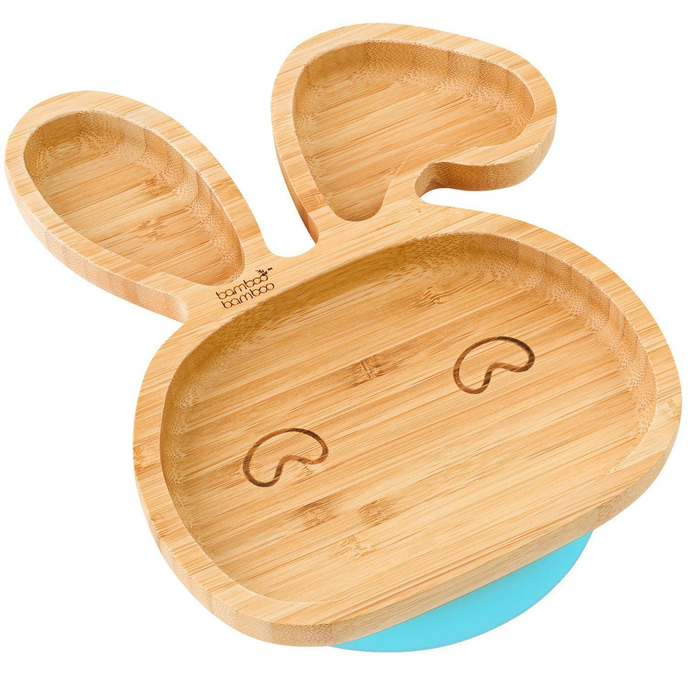 
            
                Load image into Gallery viewer, Bamboo Little Bunny Suction Plate Feeding Products bamboo bamboo Blue 
            
        