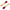 2 pack bamboo weaning spoons for babies and toddler, with ergonomic grip handles and removable silicone tips | Cherry Colour