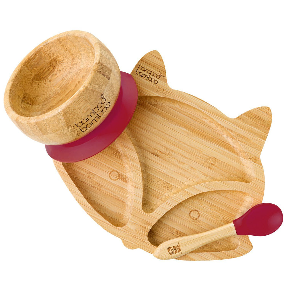 Bamboo bamboo fox plate sale