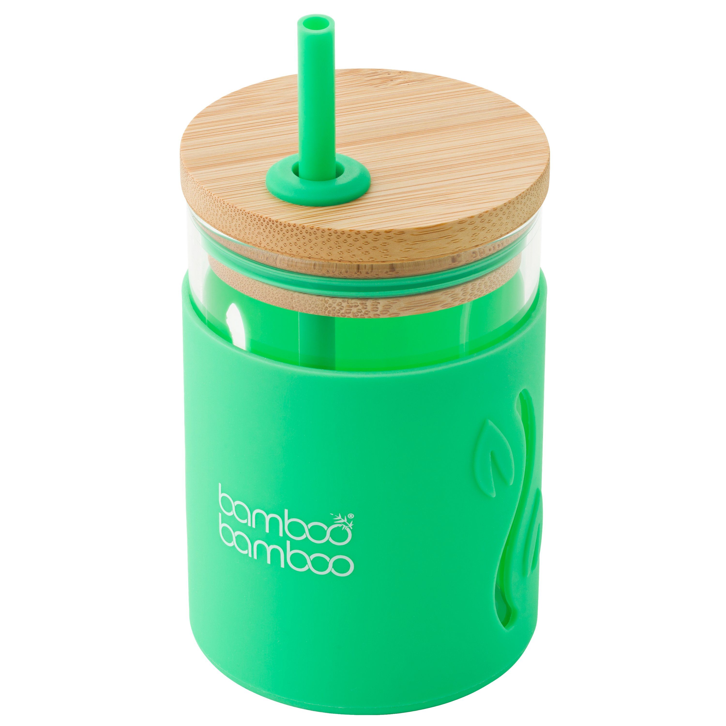bb Toddler Jar with Straw bamboo bamboo Green 