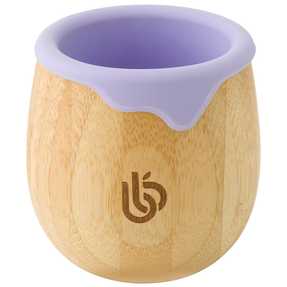 
            
                Load image into Gallery viewer, Bamboo Toddler Cup for Kids, 150ml Bamboo Transition Cup for Baby with Silicone Liner, can also be used as Snack Cup, Ideal for Baby-Led Weaning, Promotes Drinking and Oral Motor Skills, Lilac
            
        