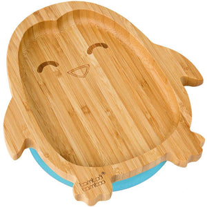 Bamboo Penguin Suction Plate Feeding Products bamboo bamboo 